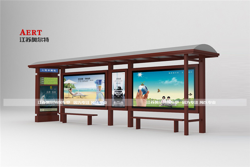 公交站臺(tái) 仿古候車亭 公交站臺(tái) 仿古候車亭